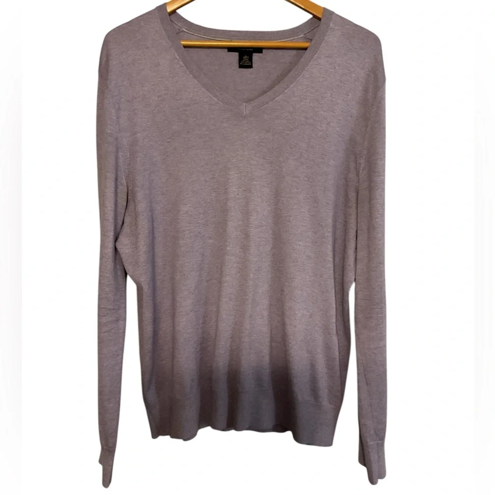 Banana‎ Republic Luxury Silk Cashmere & cotton Blend Sweater in light purple L